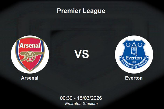 Nhận định Arsenal vs Everton - Premier League: Thử thách cho ngôi đầu bảng