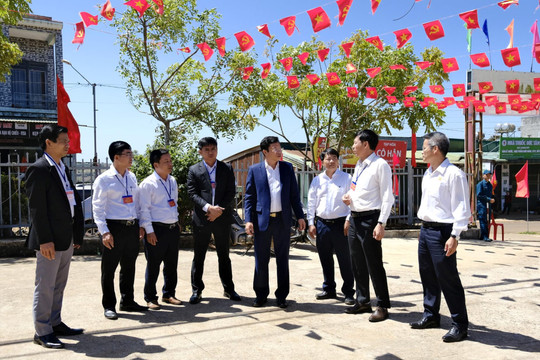 Xã biên giới Quảng Trực hoàn thành sớm nhất việc bỏ phiếu bầu cử