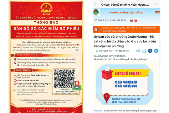 Ứng dụng công nghệ số tạo thuận lợi trong công tác bầu cử