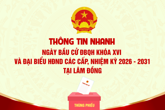 Nhân dân Lâm Đồng tích cực hưởng ứng ngày bầu cử