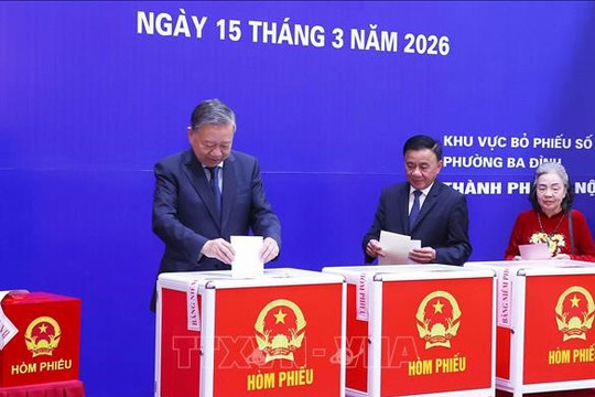 Hoàn thành tốt đẹp công tác bỏ phiếu bầu cử trên cả nước