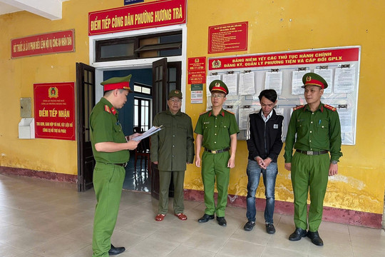 Công an thành phố Huế bắt đối tượng lừa đảo bán vàng qua Facebook chiếm đoạt 372 triệu đồng
