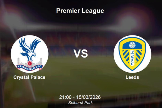 Nhận định Crystal Palace vs Leeds - Premier League: Điểm tựa Selhurst Park cho Đại bàng