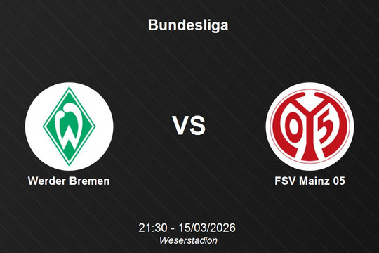 Nhận định Werder Bremen vs FSV Mainz 05 - Bundesliga