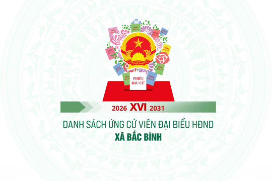 Danh sách những người ứng cử đại biểu HĐND xã Bắc Bình nhiệm kỳ 2026-2031