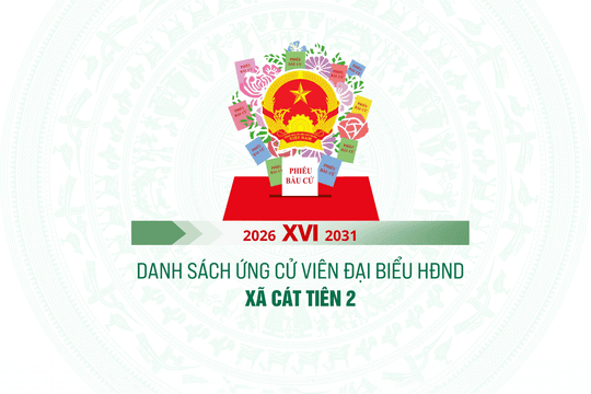 Danh sách những người ứng cử đại biểu HĐND xã Cát Tiên 2 nhiệm kỳ 2026-2031