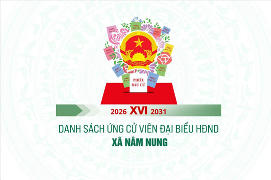 Danh sách những người ứng cử đại biểu HĐND xã Nâm Nung nhiệm kỳ 2026-2031