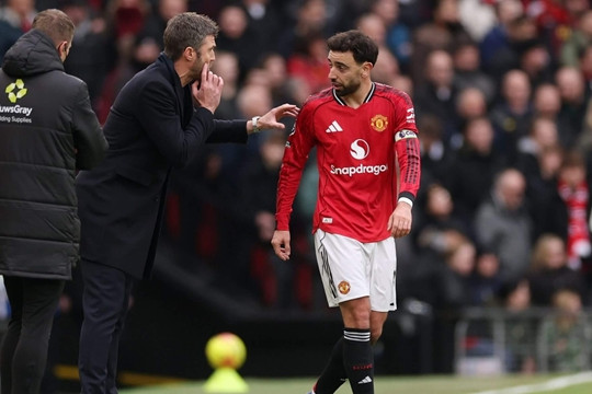 Man Utd hồi sinh: Bruno Fernandes phá kỷ lục David Beckham, Michael Carrick xây chắc vị trí top 3