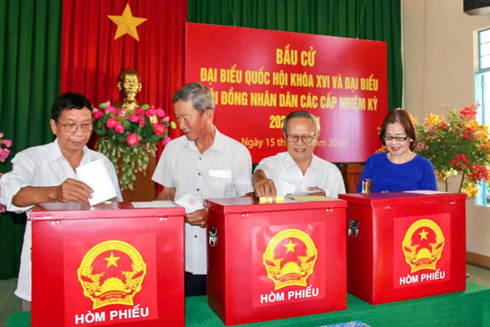 Cử tri Lâm Đồng đi bầu cử đạt 99,76%