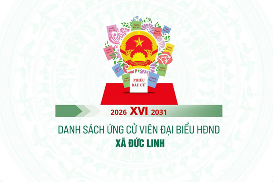 Danh sách những người ứng cử đại biểu HĐND xã Đức Linh nhiệm kỳ 2026-2031
