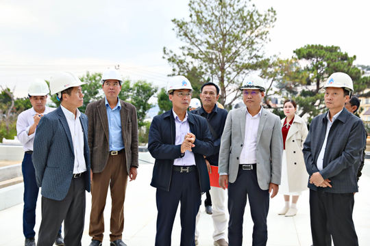 Đốc thúc tiến độ xây dựng trụ sở Báo và PTTH Lâm Đồng
