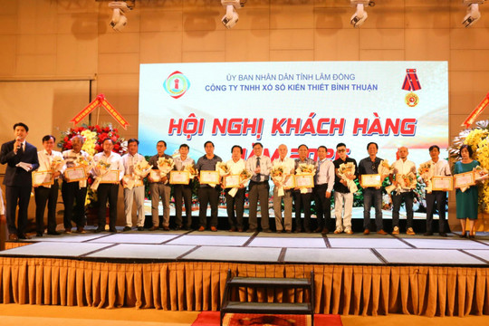 Công ty TNHH Xổ số kiến thiết Bình Thuận gặp mặt khách hàng năm 2026
