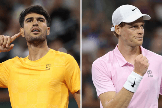 Nhánh đấu Miami Open 2026: Sinner rơi vào 'cửa tử', Alcaraz đề phòng tài năng trẻ Fonseca