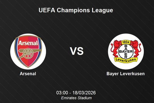 Nhận định Arsenal vs Bayer Leverkusen - Đẳng cấp vượt trội tại Champions League