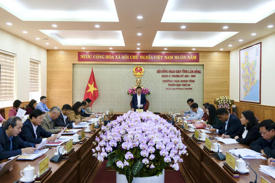 Thường trực HĐND tỉnh Lâm Đồng họp Phiên thứ 58