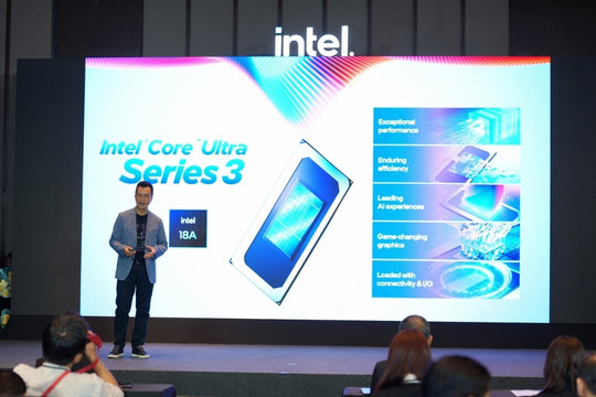 Intel ra mắt Core Ultra Series 3 tại Việt Nam: Tiến trình 18A và pin kỷ lục 27 giờ