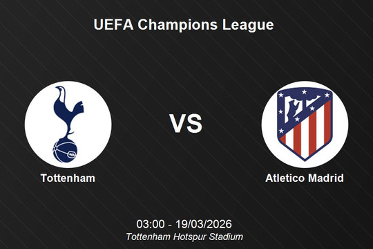 Nhận định Tottenham vs Atletico Madrid - Đại chiến tại UEFA Champions League