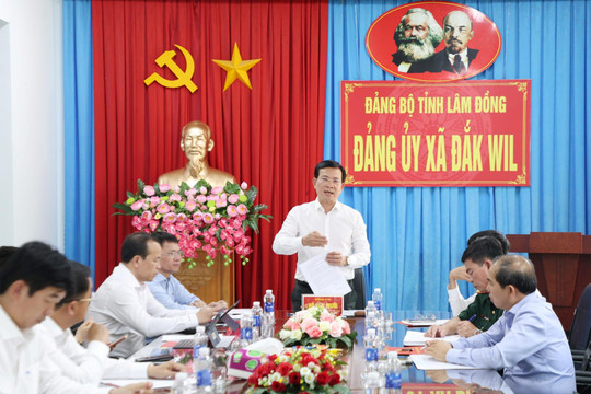 Xã Đắk Wil rà soát, bố trí, sử dụng cán bộ hợp lý