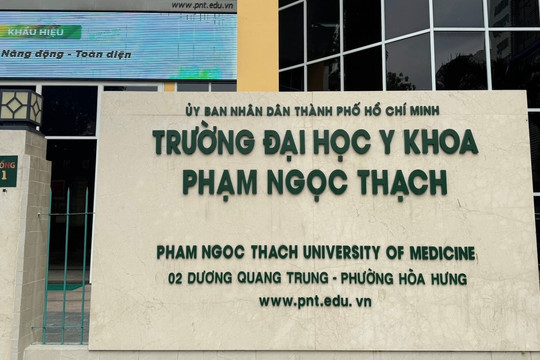 Phương thức tuyển sinh 2026 của Đại học Y khoa Phạm Ngọc Thạch