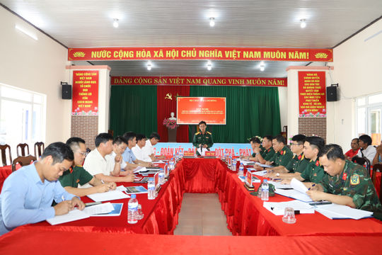 Phấn đấu hoàn thành Điểm dân cư liền kề chốt dân quân biên giới Lâm Đồng trước 30/4
