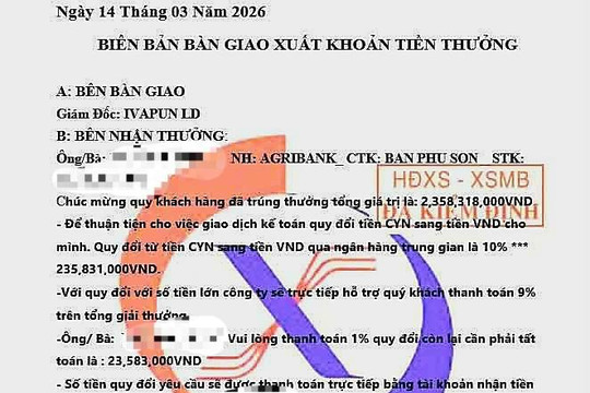 Công an xã Thành Công tại Cao Bằng kịp thời ngăn chặn vụ lừa đảo trúng thưởng ảo