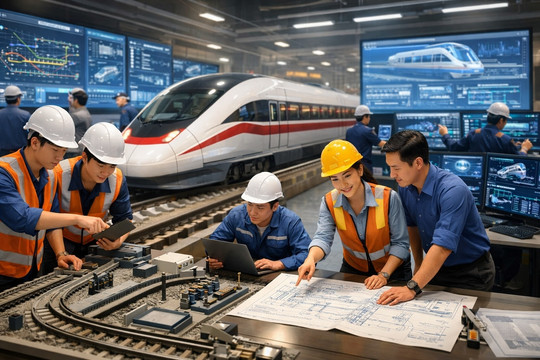 Việt Nam đặt mục tiêu đào tạo 70.000 nhân lực làm chủ công nghệ đường sắt tốc độ cao
