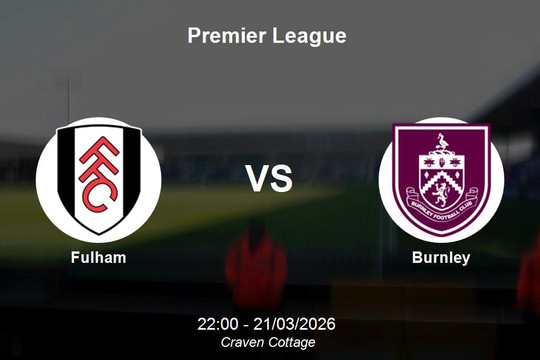 Nhận định Fulham vs Burnley - Premier League: Khó khăn bủa vây đội khách