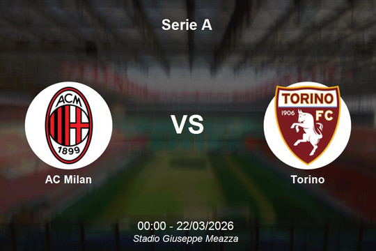 Nhận định AC Milan vs Torino - Serie A: Thử thách cho hàng thủ đội khách