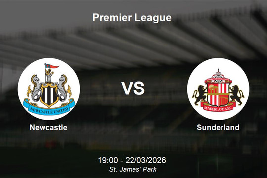 Nhận định Newcastle vs Sunderland - Premier League: Derby nảy lửa tại St. James' Park