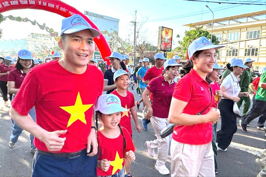 Các địa phương Lâm Đồng hưởng ứng Ngày chạy Olympic
