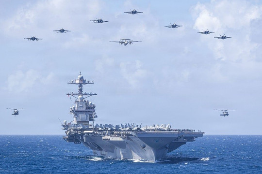 Tàu sân bay USS Gerald R. Ford rút khỏi chiến dịch chống Iran để sửa chữa 14 tháng
