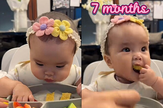 Con gái Ngô Thanh Vân gây sốt với khả năng ăn dặm tự chủ và tin tức sao Việt 24h nổi bật