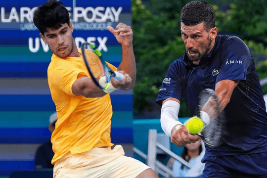 Novak Djokovic rời top 3 thế giới, Jannik Sinner đe dọa ngôi vị số 1 của Carlos Alcaraz