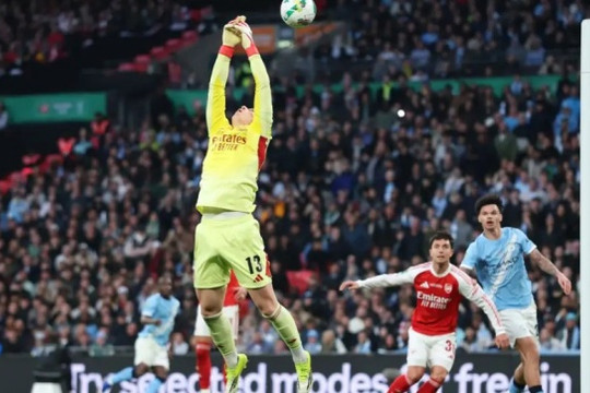 Chấm điểm Arsenal chung kết Carabao Cup: Kepa gây thảm họa, Saliba nỗ lực đơn độc