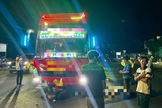 Tai nạn giao thông trên Quốc lộ 1A qua Sông Lũy, hai người tử vong tại chỗ