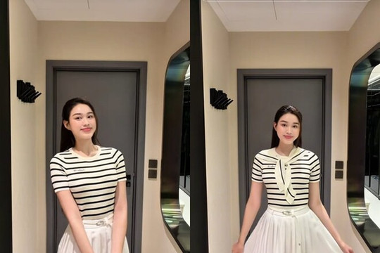 Hoa hậu Đỗ Hà chuẩn bị trang phục công tác cùng chồng Tổng Giám đốc và tin sao Việt 24h