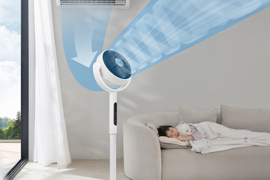 Quạt tuần hoàn Levoit 22.9 cm: Công nghệ Tri-Cyclonic thổi xa 30m và cảm biến nhiệt thông minh