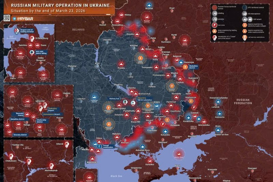 Nga tập kích hạ tầng năng lượng và phá hủy hệ thống Grad tại Ukraine