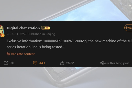 Redmi Note 17 Pro Max rò rỉ thông số với pin 10,000 mAh và camera 200MP