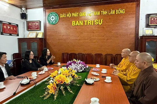 Ban Tôn giáo Chính phủ thăm Ban Trị sự Giáo hội Phật giáo tỉnh Lâm Đồng