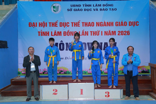 Sôi nổi Đại hội Thể dục thể thao ngành Giáo dục tỉnh Lâm Đồng lần thứ I