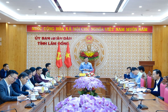 Lâm Đồng tháo gỡ vướng mắc, thúc đẩy triển khai các dự án trọng điểm của Tập đoàn TH
