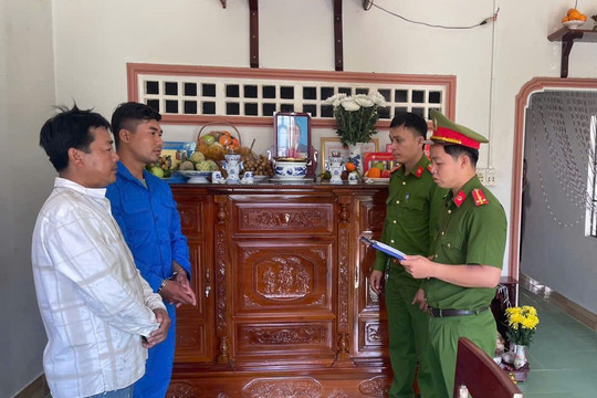 Công an xã Vạn Tường bắt giữ đối tượng gây ra 7 vụ trộm cắp tại Quảng Ngãi