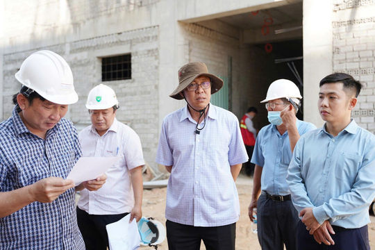 Đẩy nhanh tiến độ dự án chung cư sông Cà Ty và đường Trần Quý Cáp