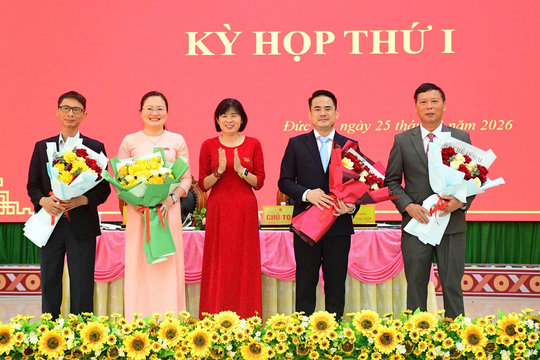 HĐND xã Đức An khóa II tổ chức Kỳ họp thứ I