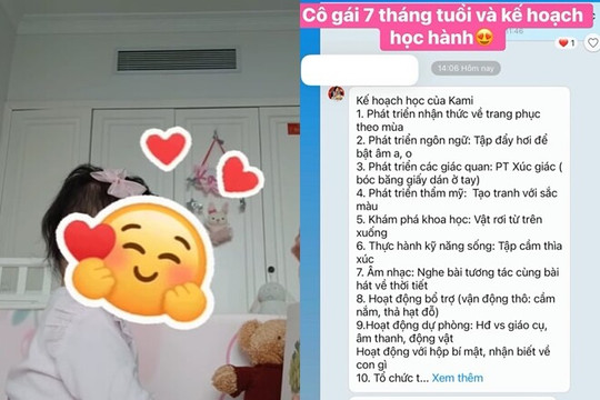 Á hậu Thụy Vân hé lộ lịch học của con gái 7 tháng tuổi và tin tức sao Việt