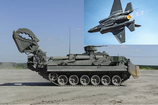 Tiêm kích F-35 Hà Lan diễn tập sát Viễn Đông và uy lực xe công binh 3 trong 1 của Nga