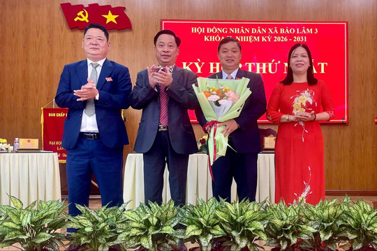 Kỳ họp thứ nhất HĐND xã Bảo Lâm 3 khóa II