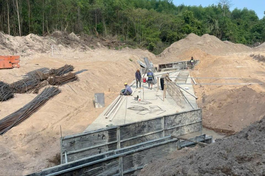 Nhộn nhịp trên công trình giao thông trọng điểm