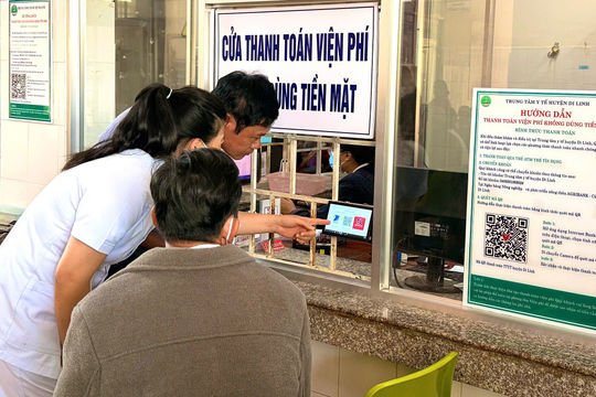 Thúc đẩy thanh toán viện phí không dùng tiền mặt